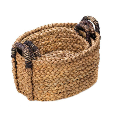 Woven Nesting Baskets set of 3 - The Fox Decor